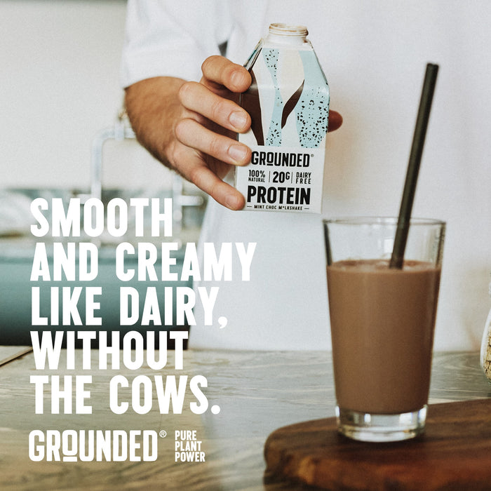 GROUNDED Plant-Based Protein Shake 12 x 490ml
