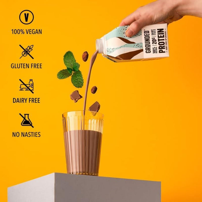 GROUNDED Plant-Based Protein Shake 12 x 490ml