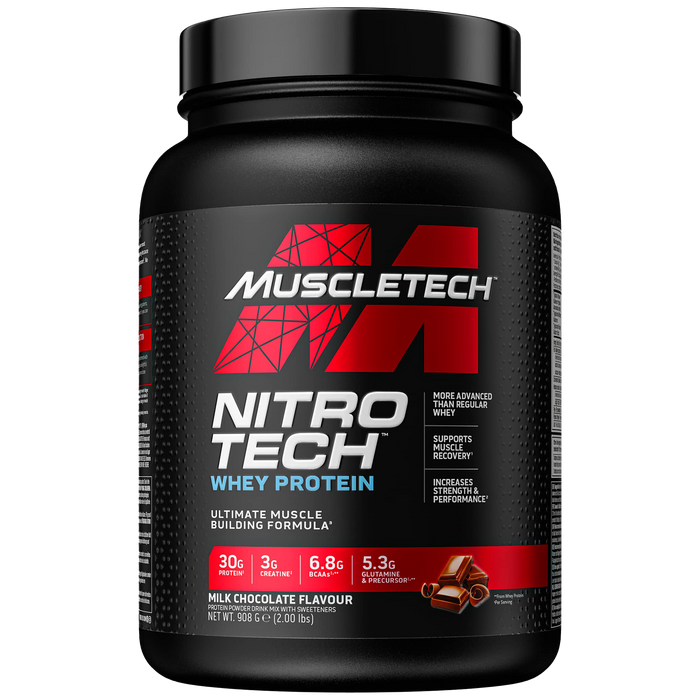 MuscleTech Nitro-Tech, Milk Chocolate 908g