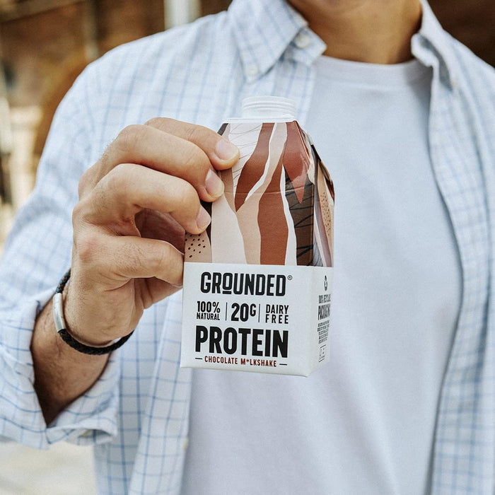 GROUNDED Plant-Based Protein Shake 12 x 490ml