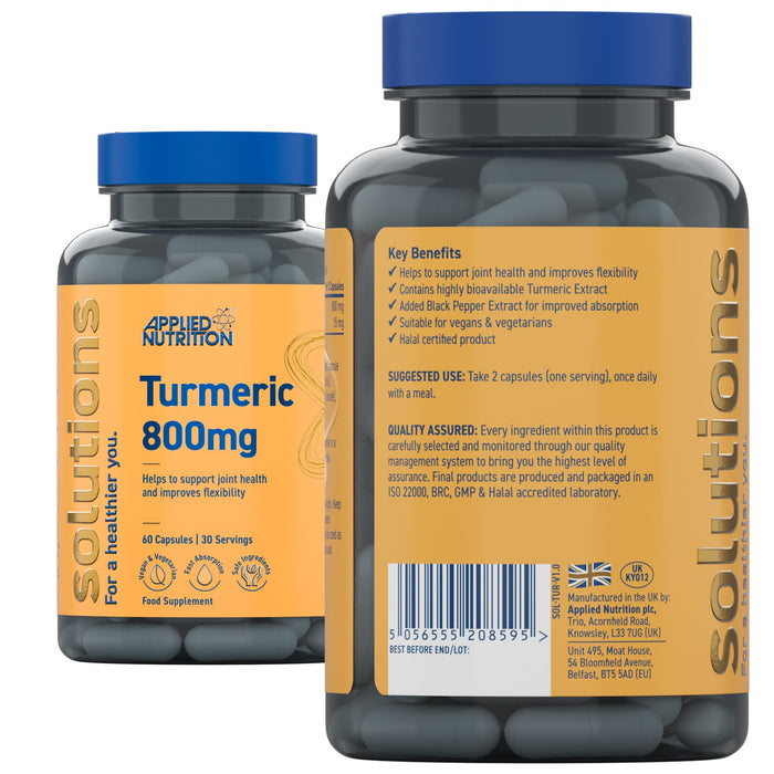 Applied Nutrition Solutions Turmeric, 800mg - 60 caps