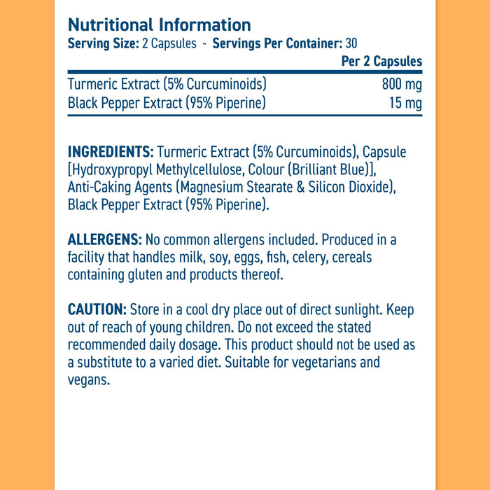 Applied Nutrition Solutions Turmeric, 800mg - 60 caps