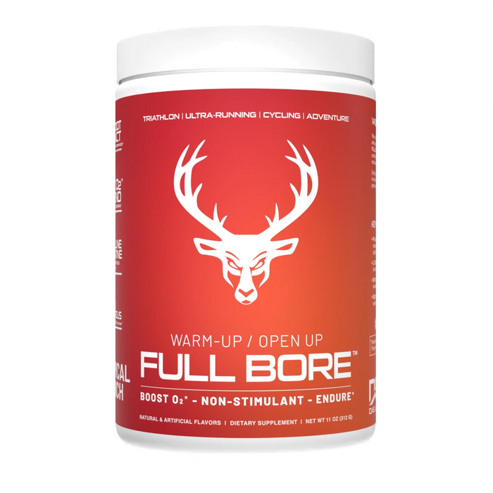 Bucked Up Full Bore Warm Up / Open Up 312g Tropical Punch - Stim Free Pre Workout at MySupplementShop by Bucked Up