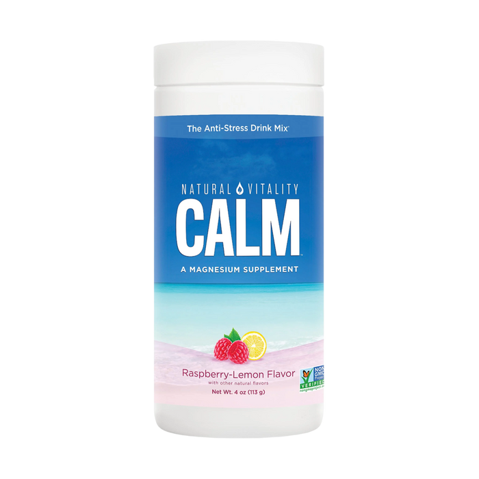 Calm Magnesiumpulver, Himbeer-Zitrone – 113 g