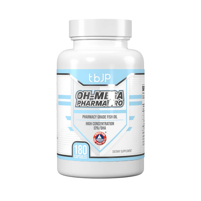 Trained By JP Oh-Mega Pharma Pro 180 Capsules ā Pharmacy-Grade Omega Supplement