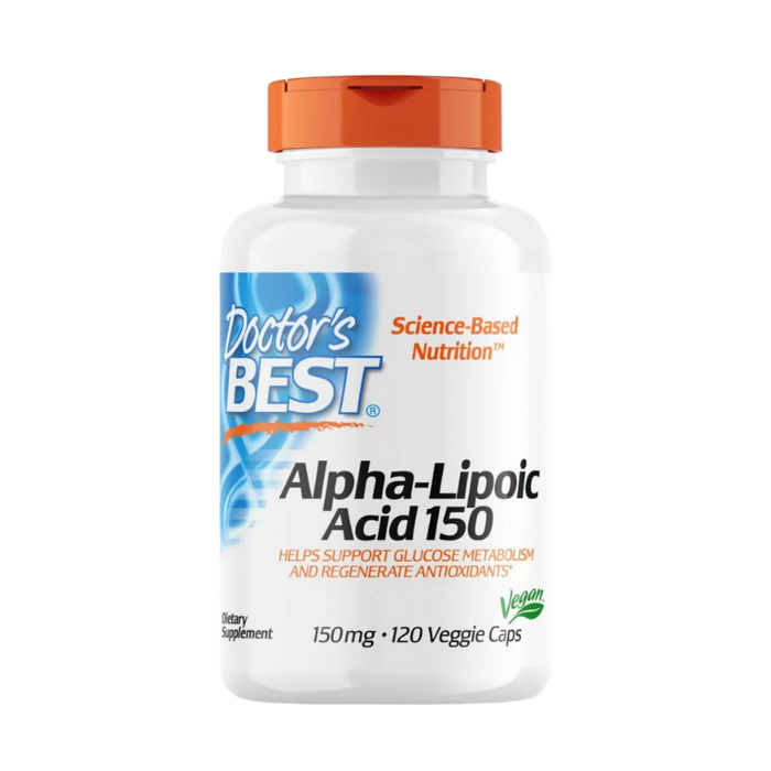 Doctor's Best Alpha-LiponsĂ€ure, 150 mg â 120 Kapseln