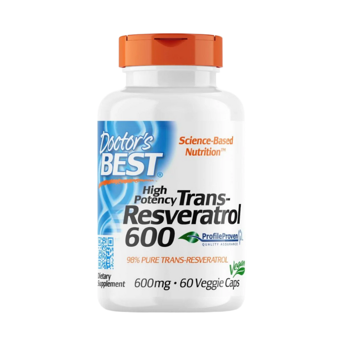 Doctor's Best Trans-Resveratrol 600, 600 mg â 60 Kapseln