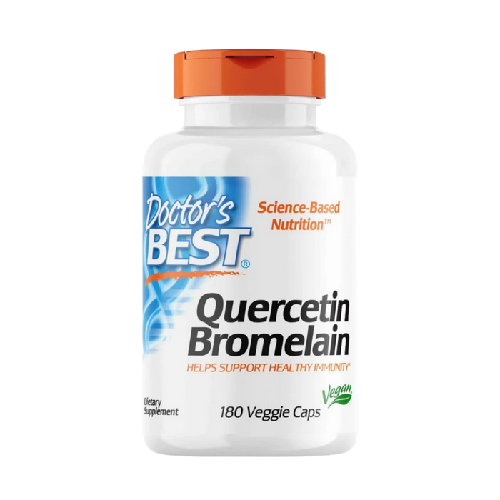 Doctor's Best Quercetin Bromelain – 180 Kapseln