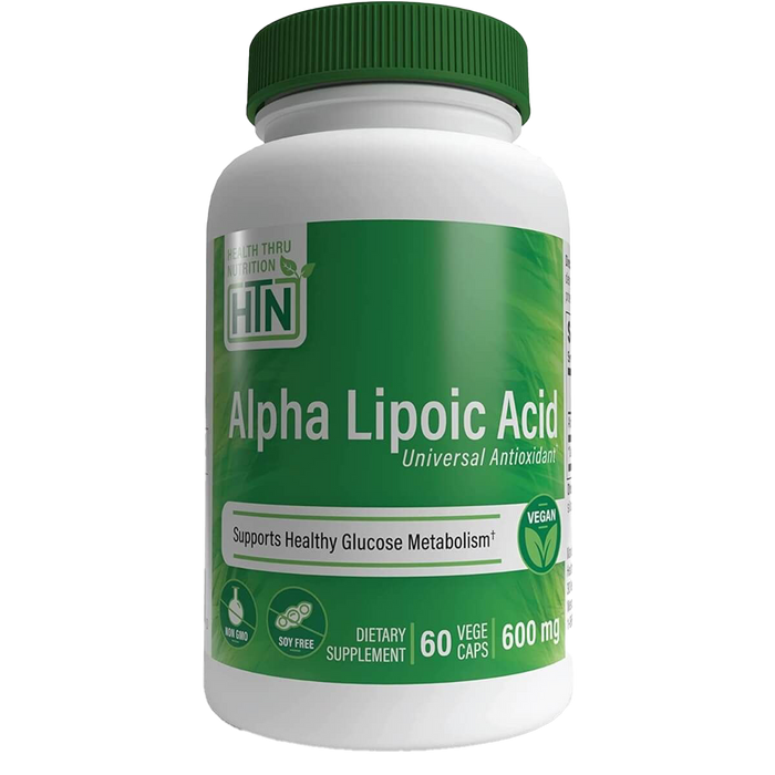 Health Thru Nutrition Alpha-LiponsĂ€ure, 600 mg â 60 Kapseln