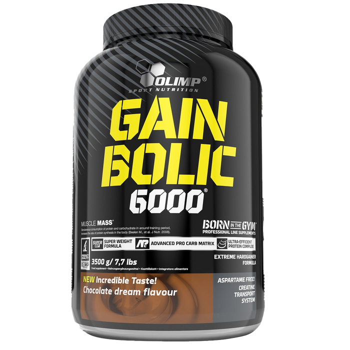 Olimp Nutrition Gain Bolic 6000, Erdbeere â 3500 Gramm