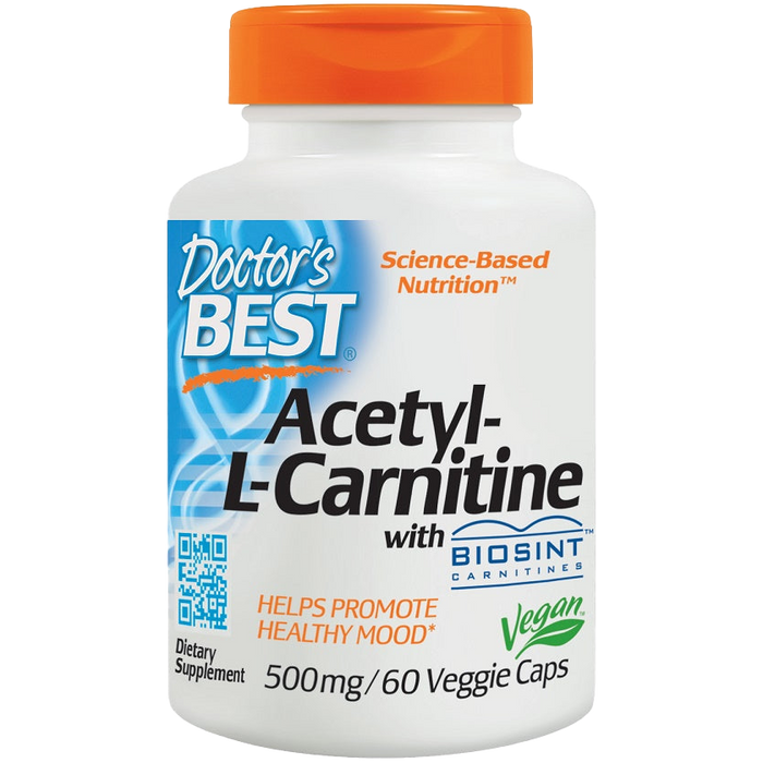 Doctor's Best Acetyl L-Carnitine with Biosint Carnitines, 500mg - 60 vcaps