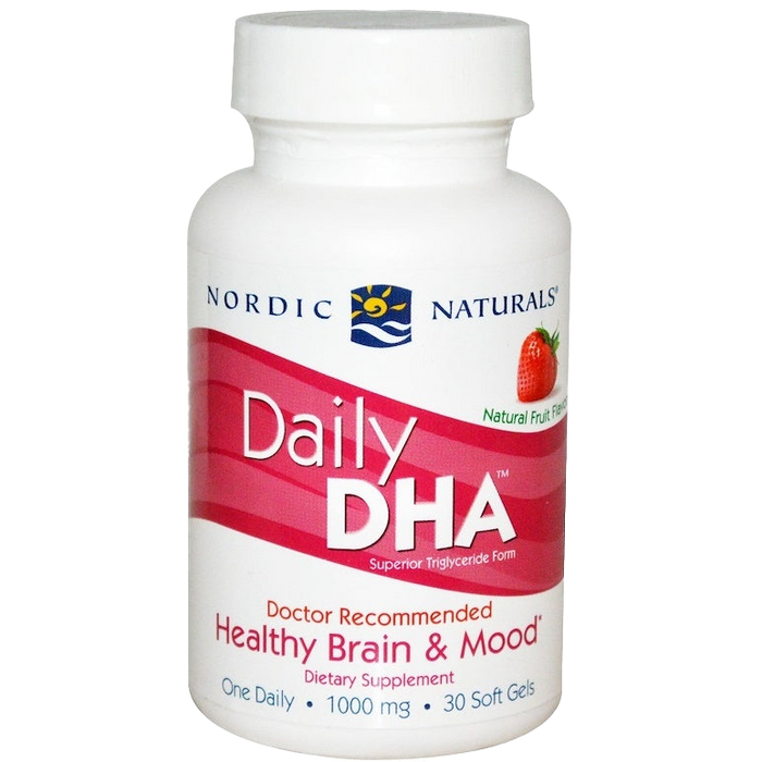 Nordic Naturals Daily DHA, Erdbeere â 30 Kapseln