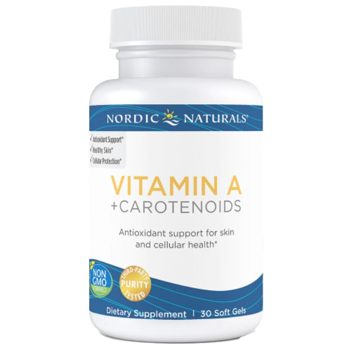 Nordic Naturals Vitamin A + Carotinoide â 30 Kapseln