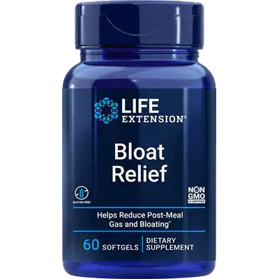 Life Extension Bloat Relief - 60 softgels