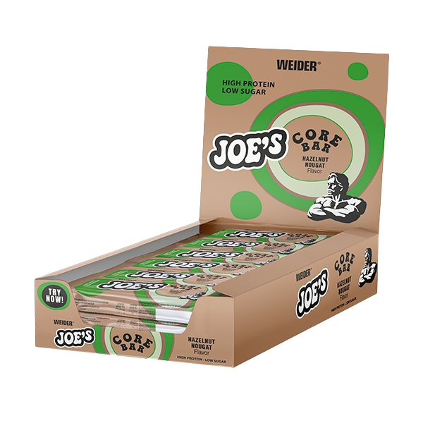 Joe's Core Bar, Haselnuss-Nougat ā 12 x 45 g