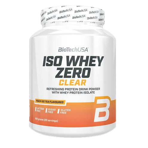 BioTechUSA Iso Whey Zero Clear, Peach Ice Tea - 500g
