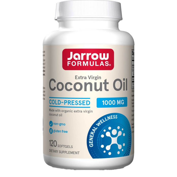 Jarrow Formulas Kokosnussöl Extra Virgin, 1000 mg – 120 Kapseln