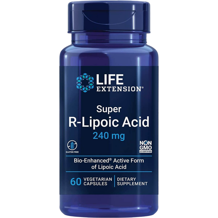 Life Extension Super R-LiponsĂ€ure, 240 mg â 60 Kapseln