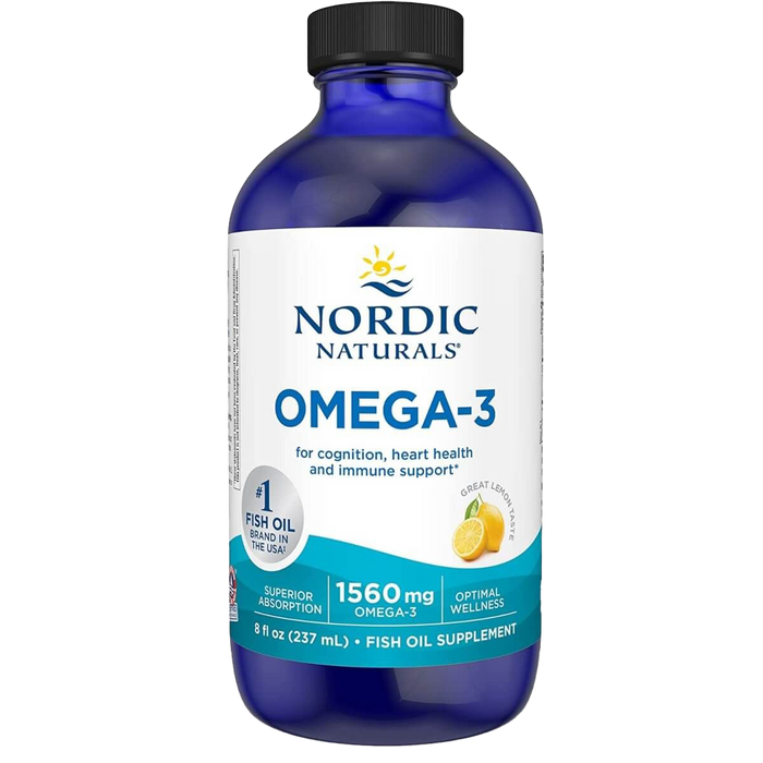 Nordic Naturals Omega-3, 1560 mg Zitrone â 237 ml.