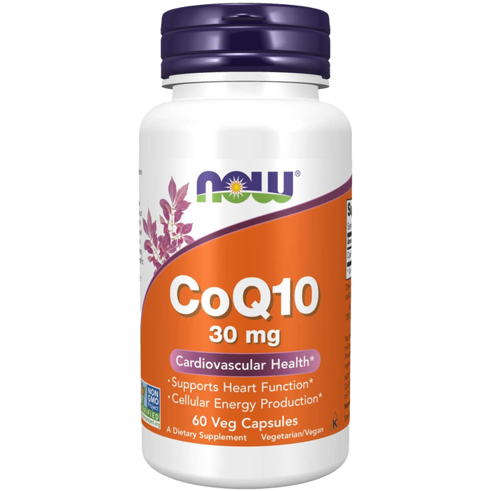 NOW Foods CoQ10, 30 mg – 60 Kapseln