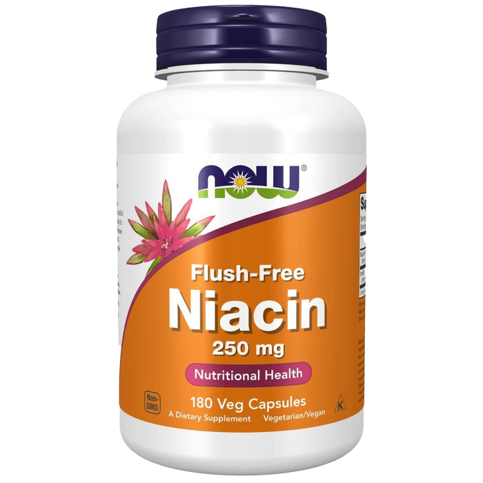 NOW Foods Niacin Flush-Free, 250 mg â 180 Kapseln