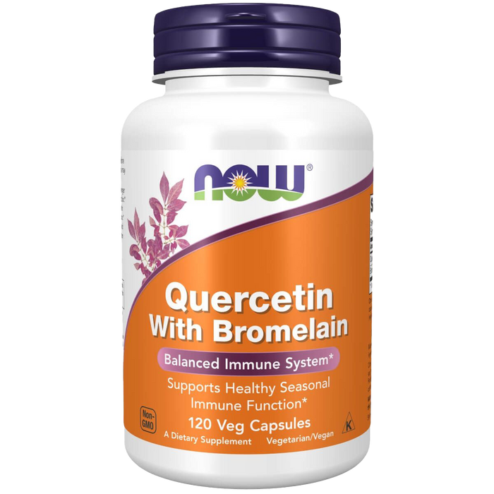 NOW Foods Quercetin mit Bromelain â 120 Kapseln