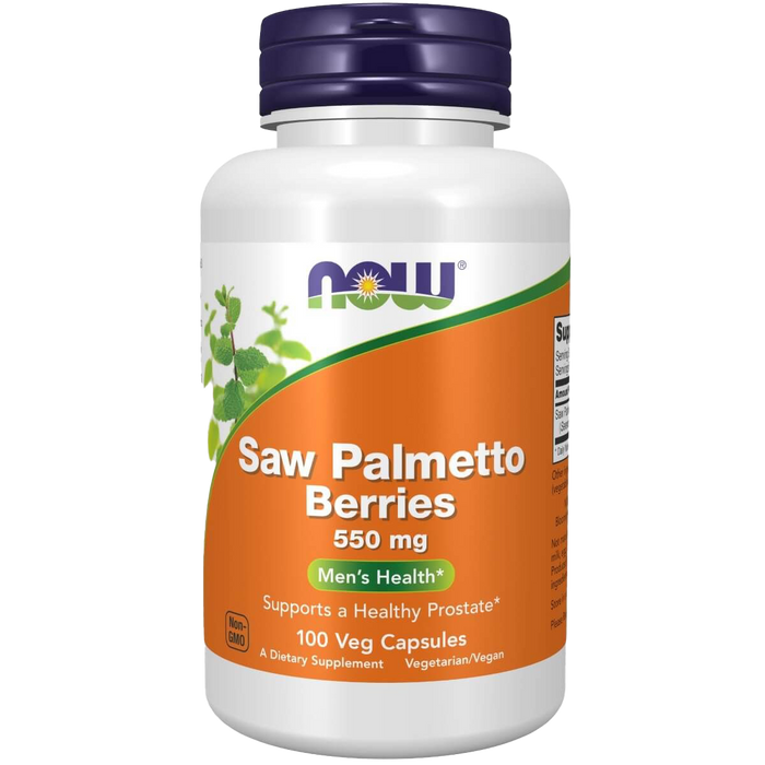 NOW Foods SĂ€gepalmenbeeren, 550 mg â 100 Kapseln