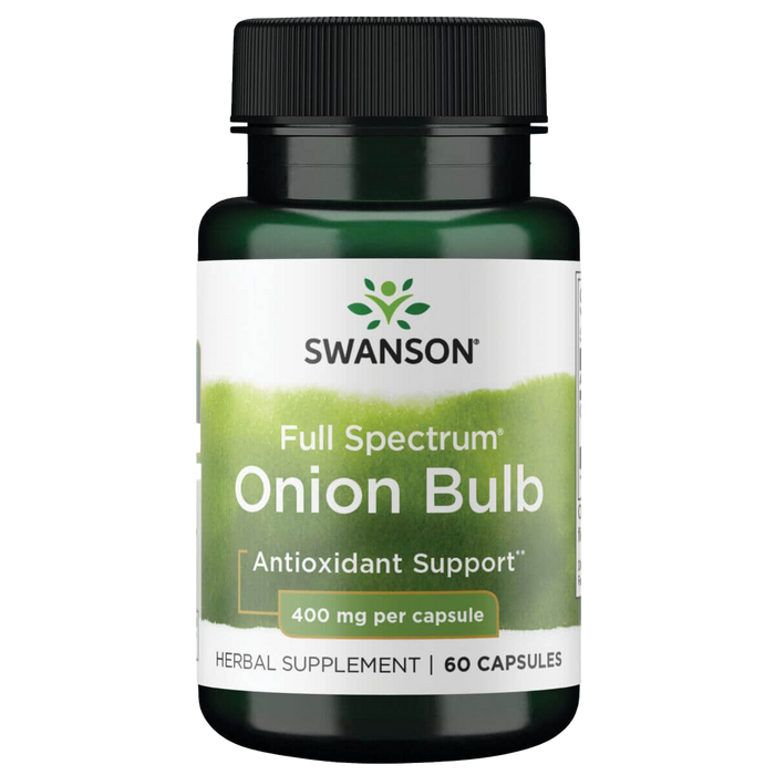 Swanson Vollspektrum-Zwiebelknolle, 400 mg â 60 Kapseln