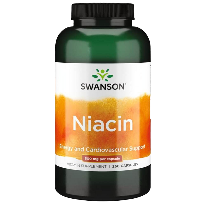 Swanson Niacin, 500 mg â 250 Kapseln