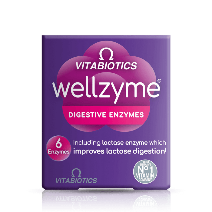 Vitabiotics Wellzyme Digestive Enzymes 60 Capsules