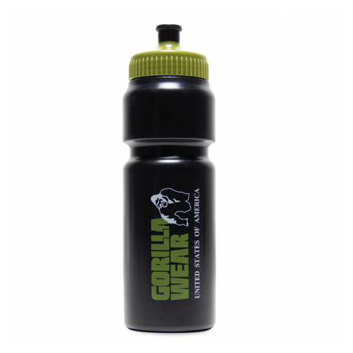 Gorilla Wear Classic Sports Bottle - Black/Army Green - 750ml - Sports Bottle at MySupplementShop by Gorilla Wear
