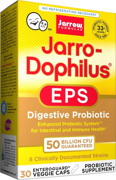 Jarrow Formulas JarroDophilus EPS 50 Billion CFU 30 vcaps - Health and Wellbeing at MySupplementShop by Jarrow Formulas