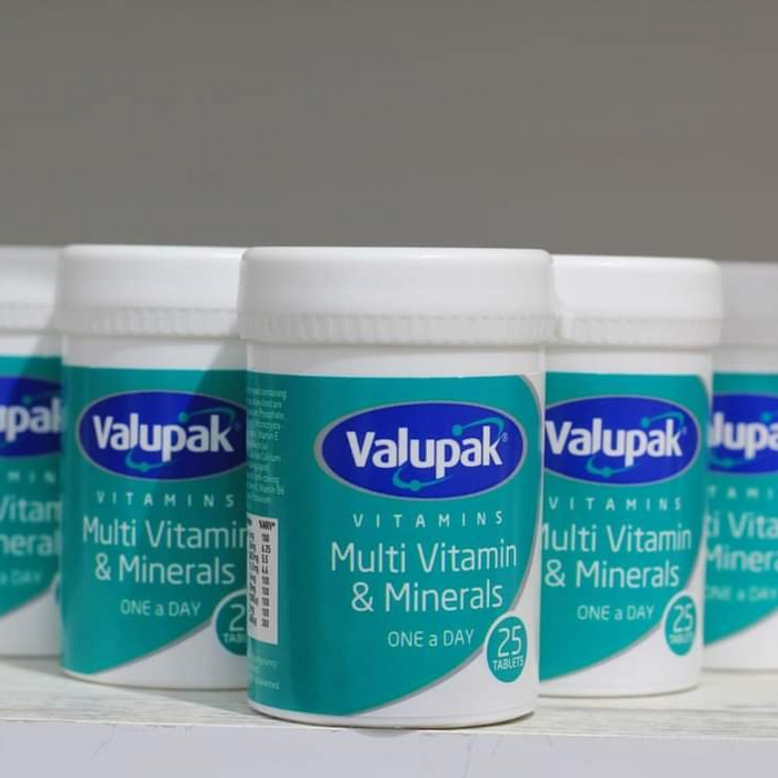 Valupak Multi-Vitamin & Mineral 25 Tablets