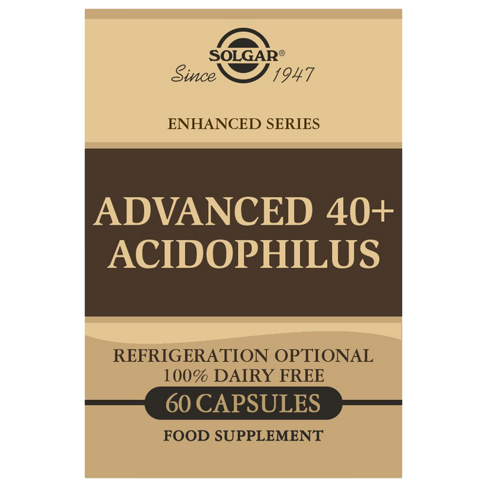 Solgar Advanced 40+ Acidophilus – 60 Kapseln