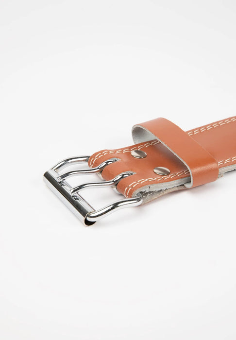 Gorilla Wear 6 Inch Padded Leather Lifting Belt Brown - Weight Lifting Belts at MySupplementShop by GORILLA WEAR