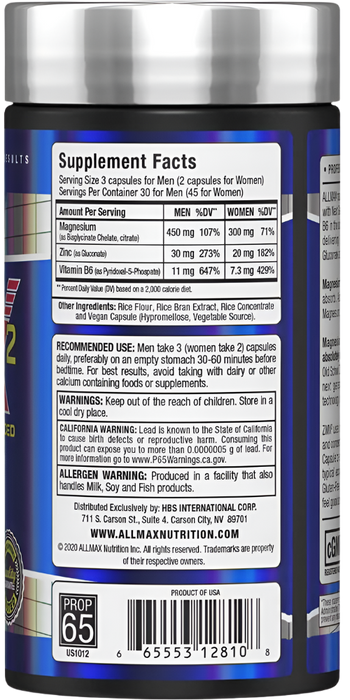 AllMax Nutrition ZMX 2 Advanced - 90 caps