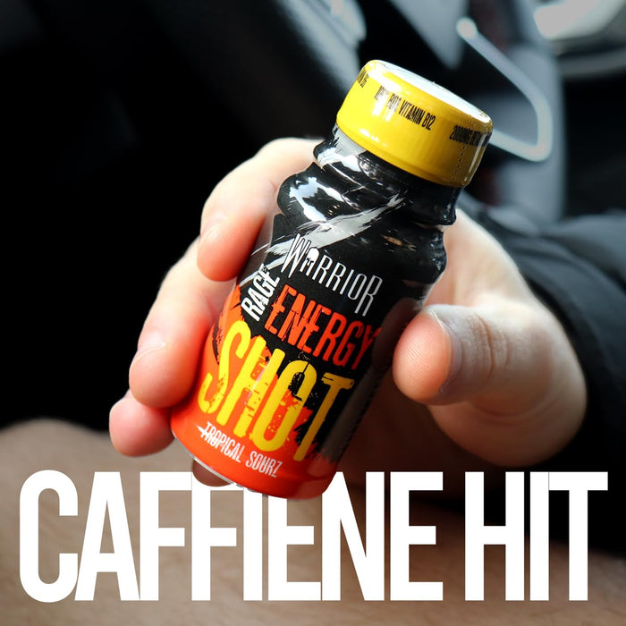 Rage Energy Shot, Lemon & Lime - 12 x 60 ml. - Pre & Post Workout at MySupplementShop by Warrior