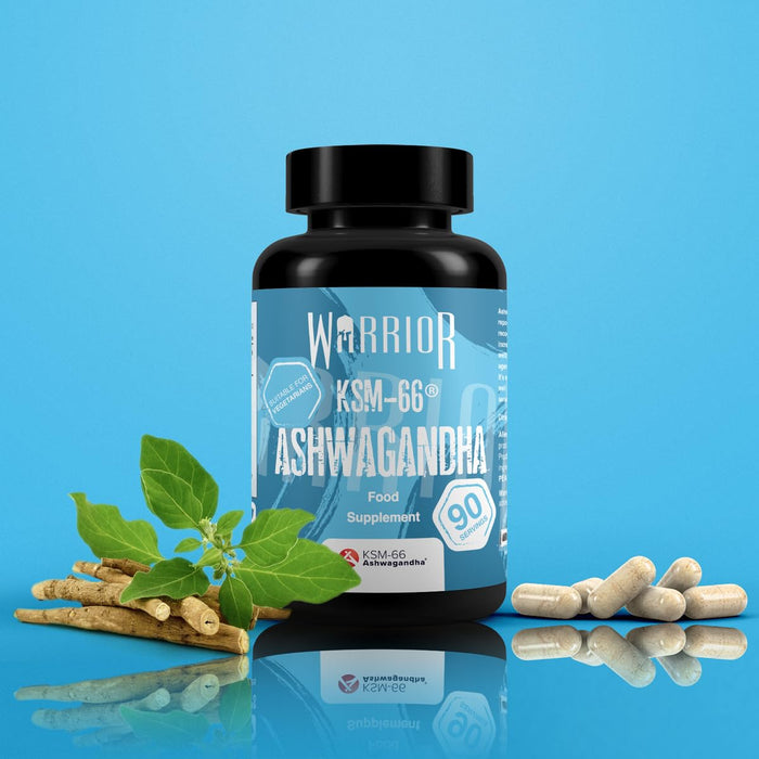 Warrior Ashwagandha KSM-66 - 90 caps - Ashwagandha at MySupplementShop by Warrior