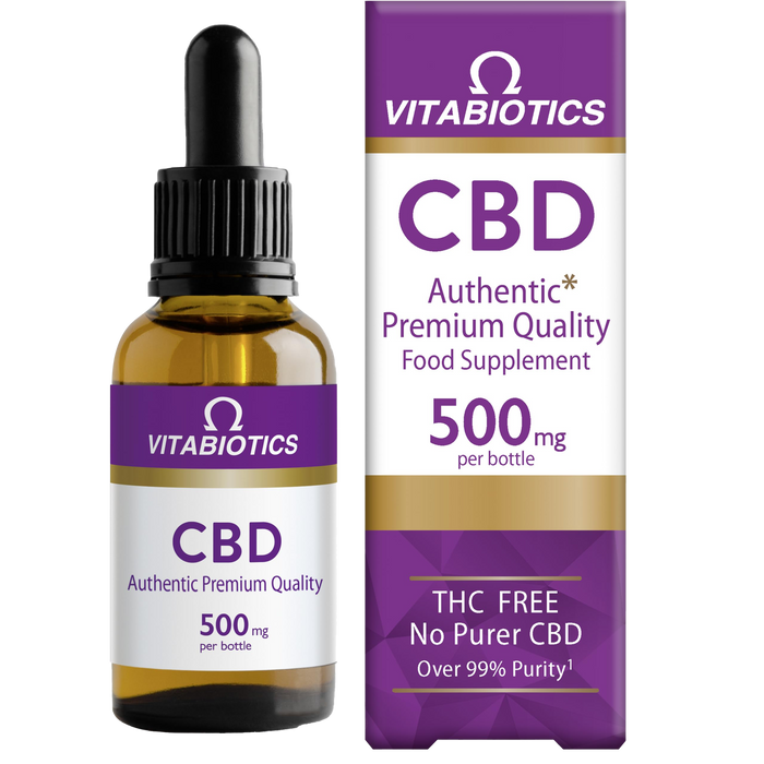 Vitabiotics Brains CBD 500MG Oral Drops 30ml
