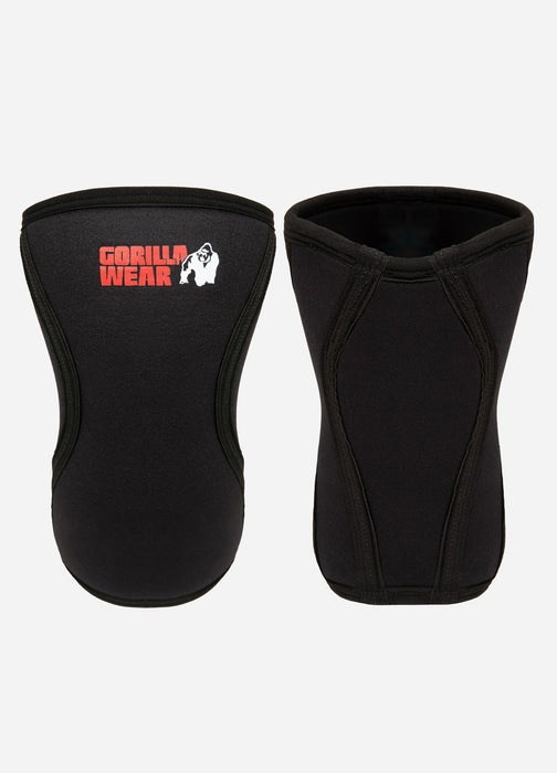 Gorilla Wear 7mm Knee Sleeves Black - Wraps at MySupplementShop by GORILLA WEAR