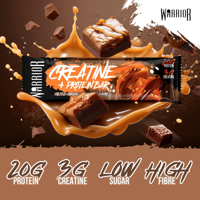 Warrior Creatine Bars 12x75g - Protein Bars at MySupplementShop by Warrior