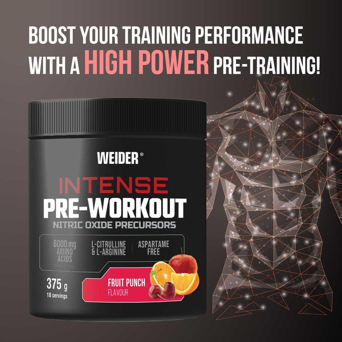 Weider Intense Pre-Workout 375g - L-Arginine at MySupplementShop by Weider