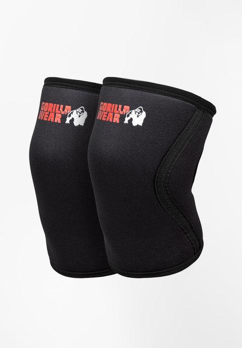 Gorilla Wear 7mm Knee Sleeves Black - Wraps at MySupplementShop by GORILLA WEAR