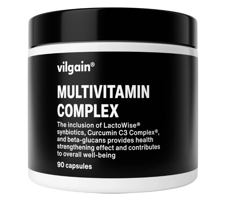 Vilgain Multivitamin Complex 90 Caps – Complete Daily Nutrition with 26 Active Ingredients