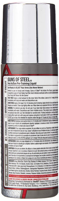 Pro Tan Guns of Steel, Hot Action Pre-Training Liquid 89ml - Accessories at MySupplementShop by Pro Tan
