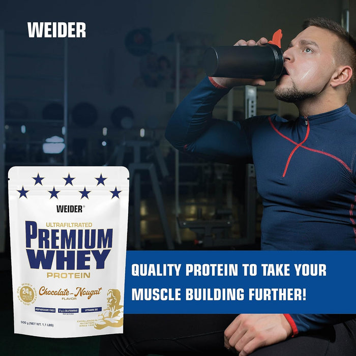 Weider Premium Whey, Chocolate Nougat - 500g