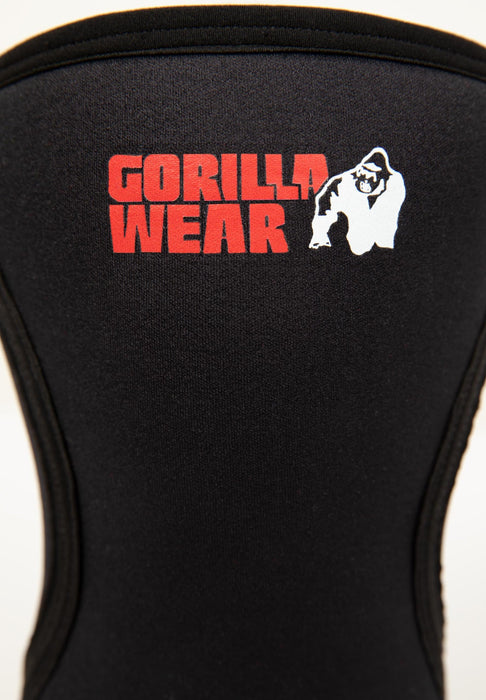 Gorilla Wear 7mm Knee Sleeves Black - Wraps at MySupplementShop by GORILLA WEAR