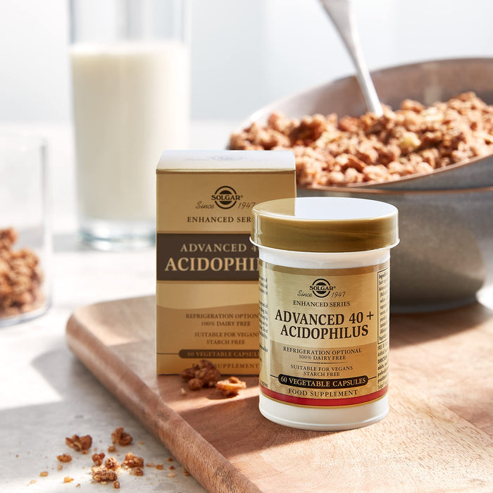 Advanced 40+ Acidophilus - 60 vcaps - Sports Supplements at MySupplementShop by SOLGAR