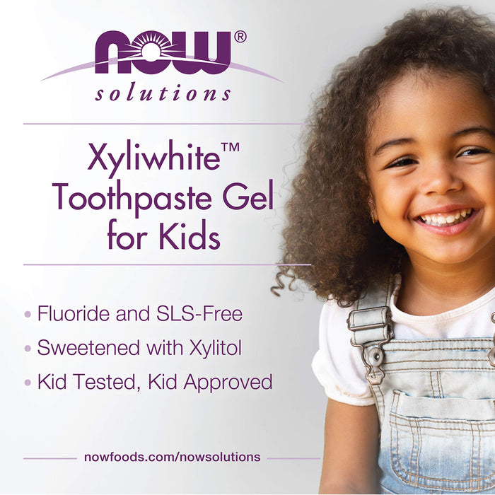 NOW Foods XyliWhite Kids, Orange Splash - 85g - Health and Wellbeing at MySupplementShop by NOW Foods