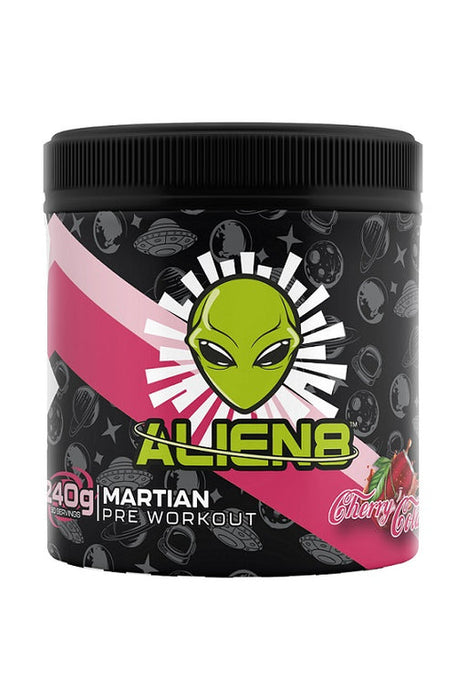 Alien8 Martian Pre-Workout 240g - Cherry Cola - Pre & Post Workout at MySupplementShop by Alien8